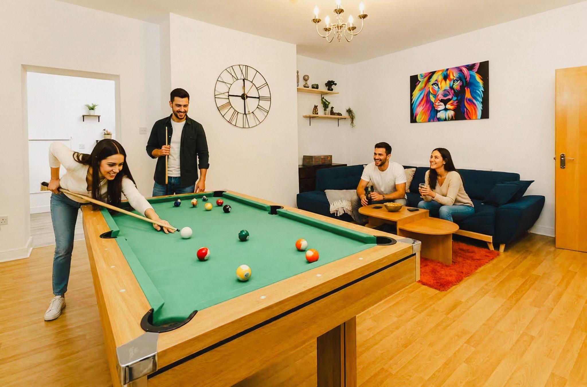 Luxury City Flat | Games Table | Cavern Quarter1